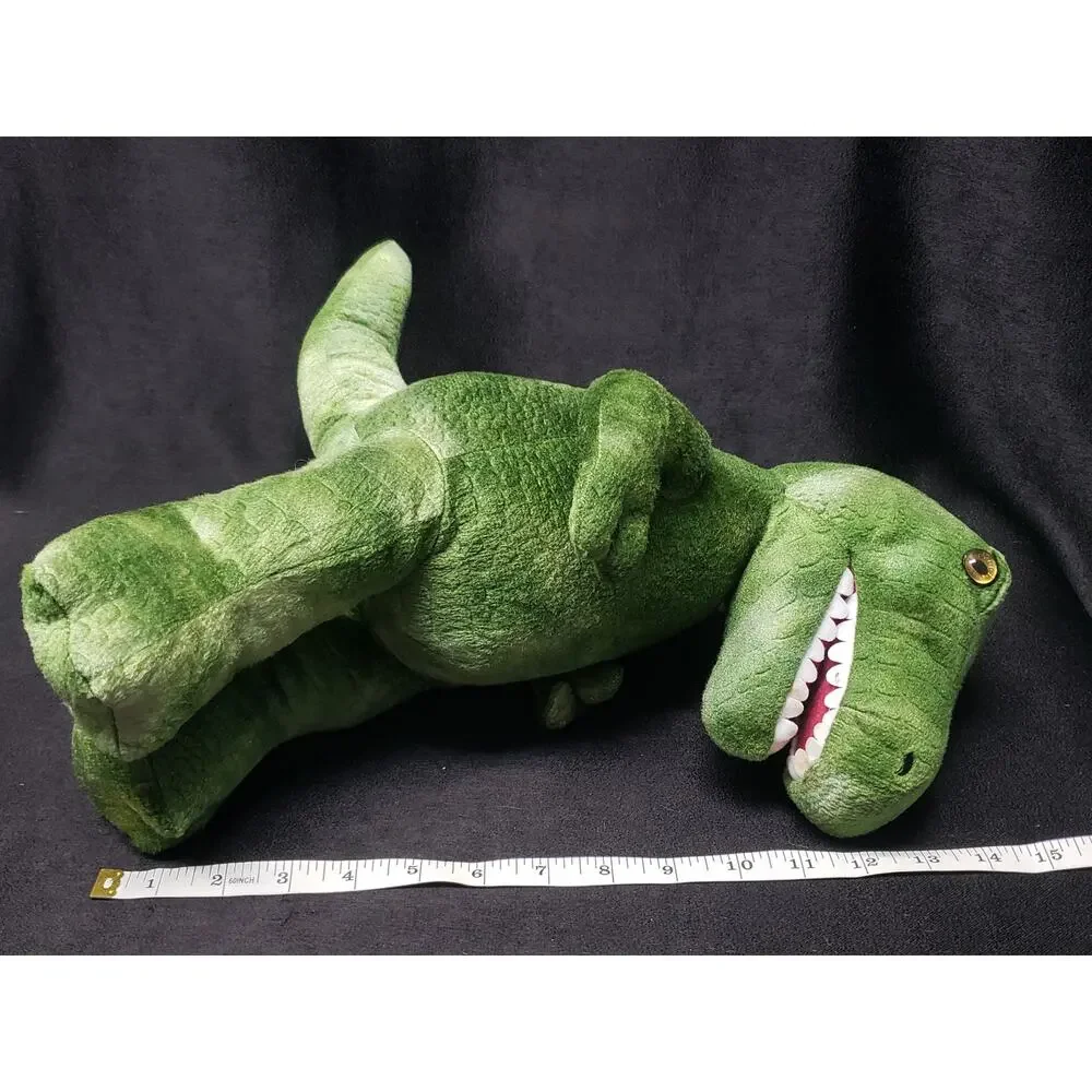 Build A Bear Green T Rex Tyrannosaurus King Dinosaur Plush Stuffed Animal BABW - Picture 8 of 9